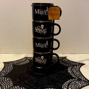 Magic & Spells Halloween Stackable Coffee Mugs
